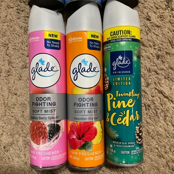 6-Glade Aerosol Room Sprays Air Freshener's - Picture 3 of 5
